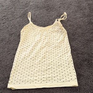 Polka Dot Spaghetti Strap Top